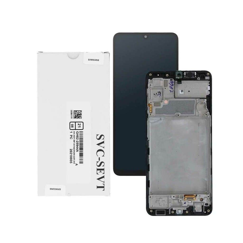 LCD Samsung A22 4g A225 SERVICEPACK ORIGINAL CON MARCO Eurol Mobile